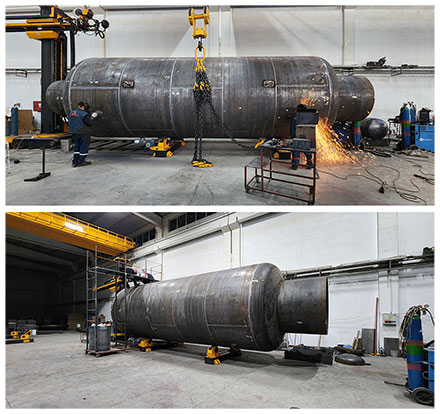  The First Of Magna's 18-ton Specially Produced Pyrolysis Tanks Has Been Shipped.