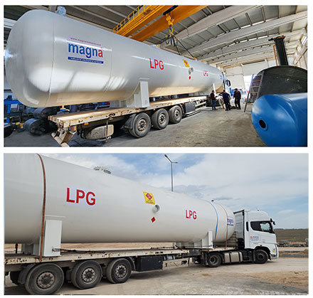  115 M3 Lpg Stok Tankı Sevkiyatı Tamamlandı.